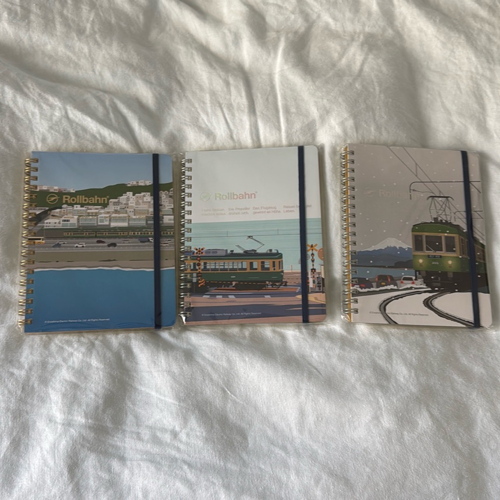 Limited edition rollbahn notebooks (set of 3)